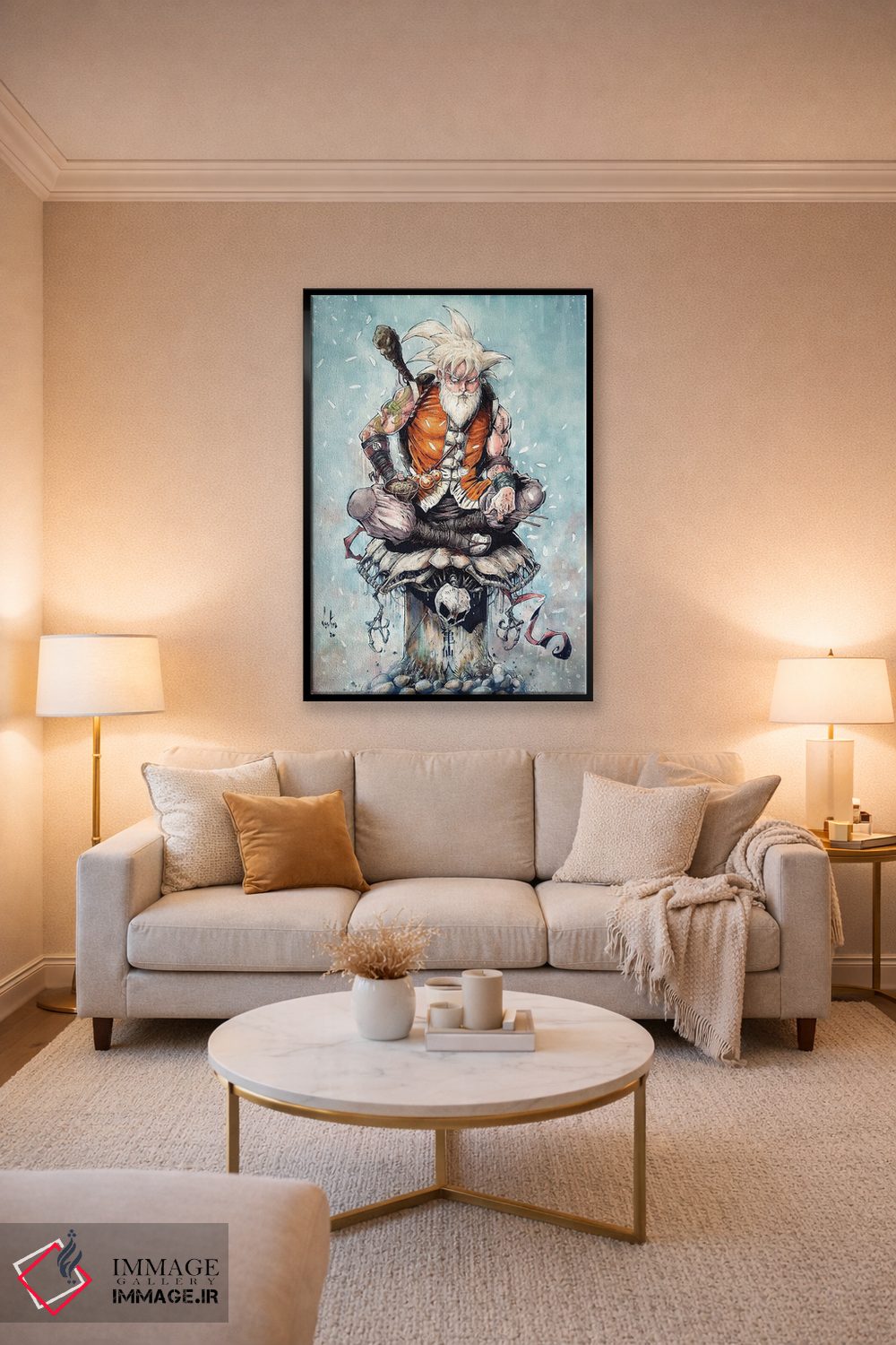 تابلو دکوراتیو استاد گوکو اثر مارسلو ونتورا - D3B