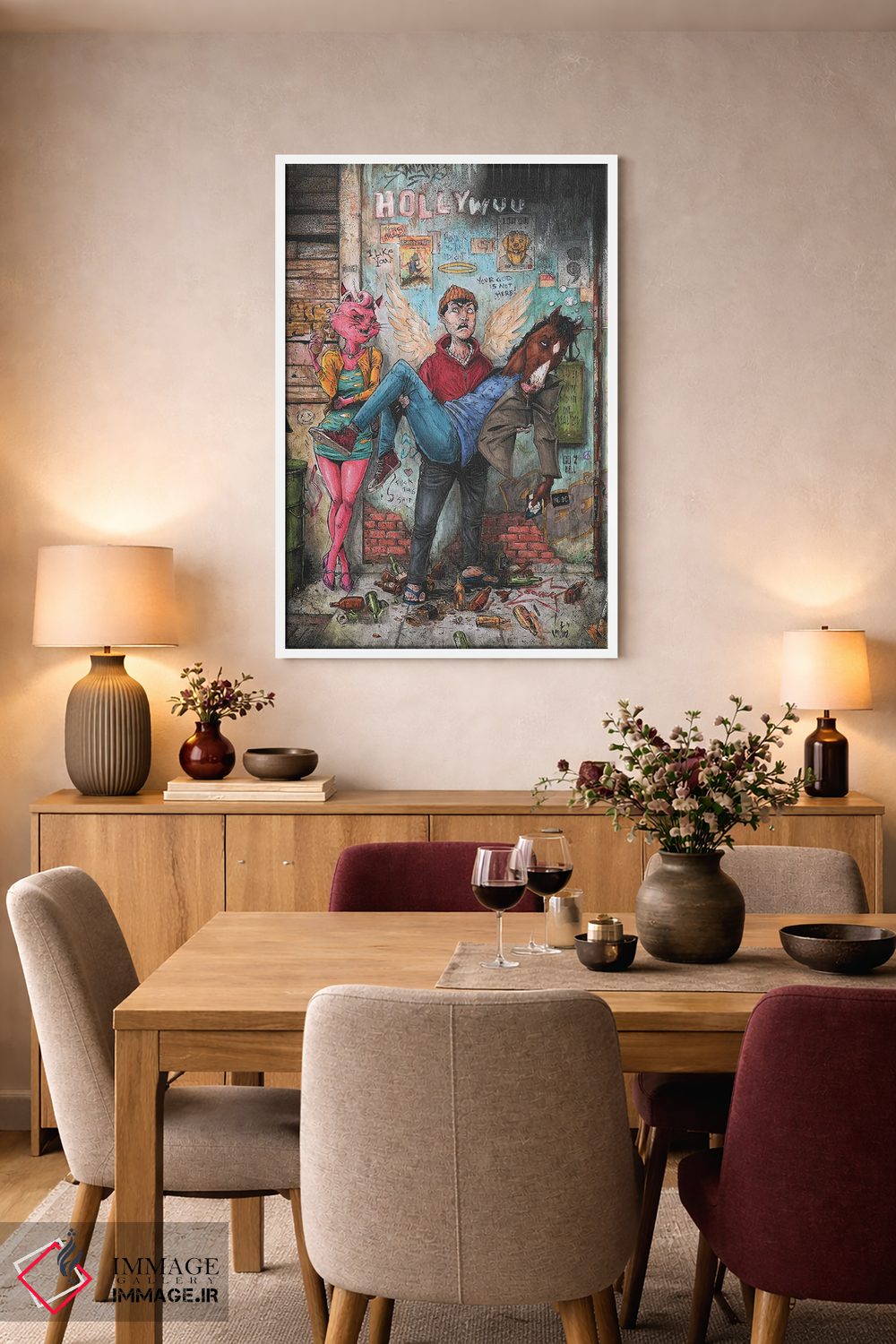 تابلو دکوراتیو بوجک هورسمن اثر مارسلو ونتورا - D6W