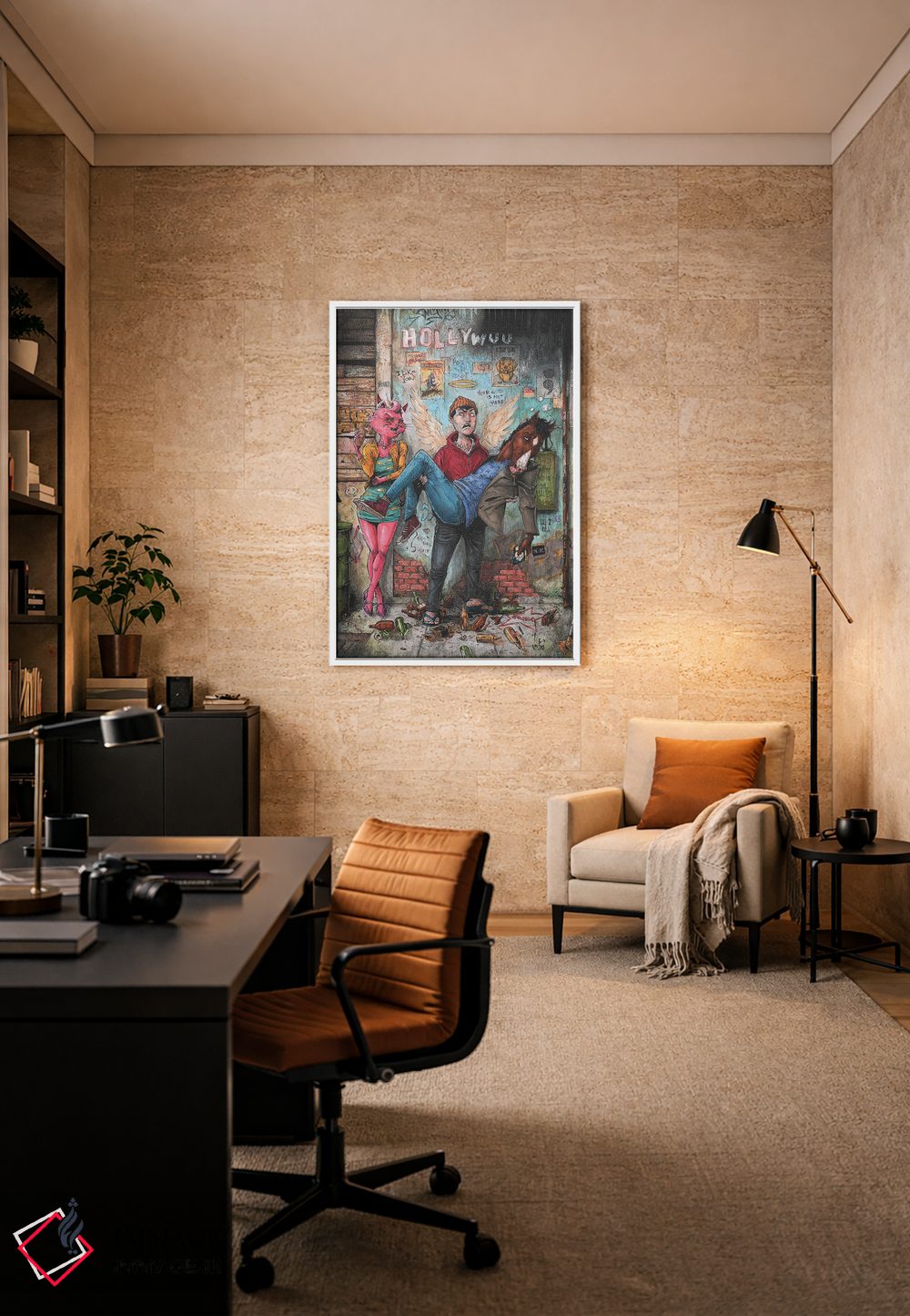 تابلو دکوراتیو بوجک هورسمن اثر مارسلو ونتورا - D5W