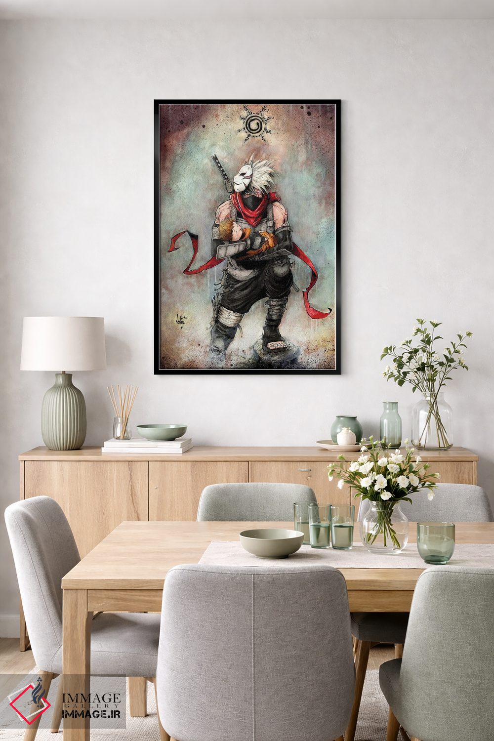 تابلو دکوراتیو کاکاشی از ناروتو اثر مارسلو ونتورا - D6B