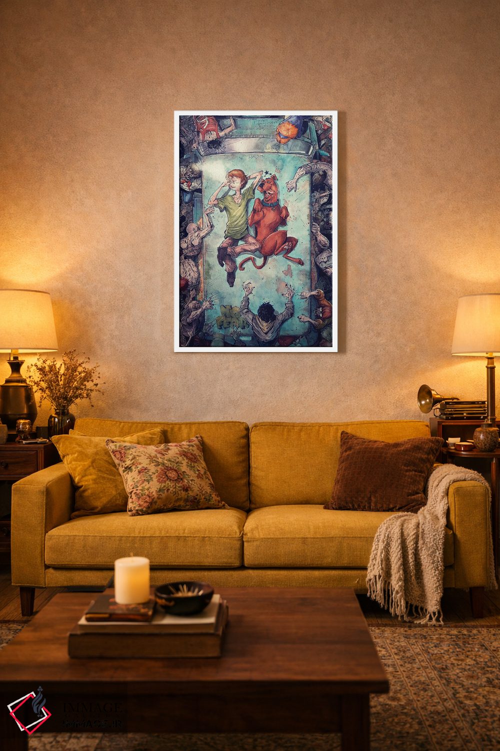 تابلو دکوراتیو شگی و اسکوبی؛ حال خوب اثر مارسلو ونتورا - D2W