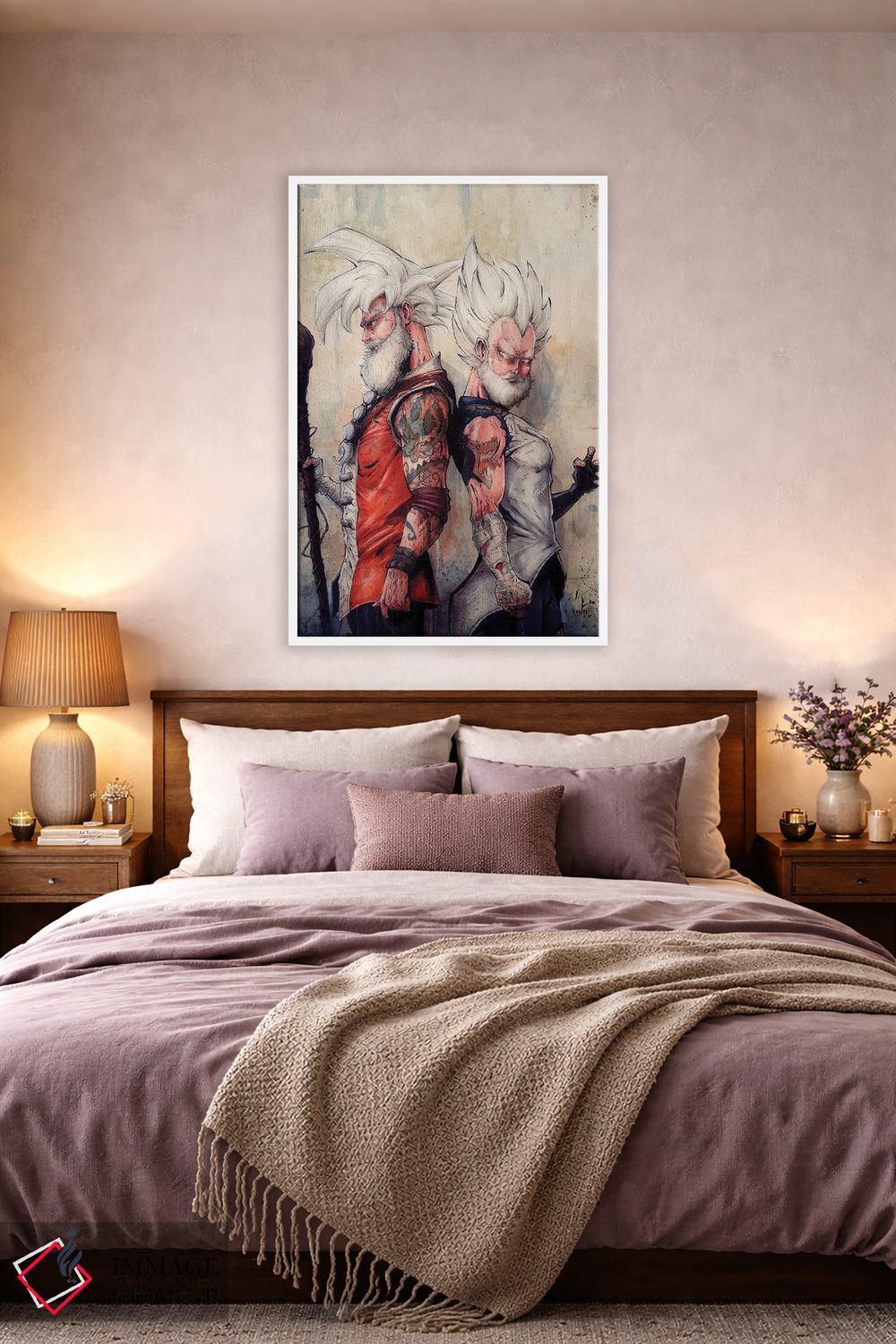 تابلو دکوراتیو استاد گوکو و وجیتا اثر مارسلو ونتورا - D2W