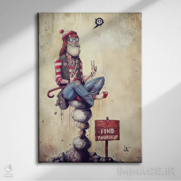 تابلو دکوراتیو والی کجاست؟ اثر مارسلو ونتورا - نمای روبهرو روی دیوار