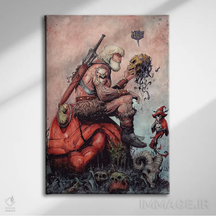 تابلو دکوراتیو هی من پیر اثر مارسلو ونتورا - نمای روبهرو روی دیوار