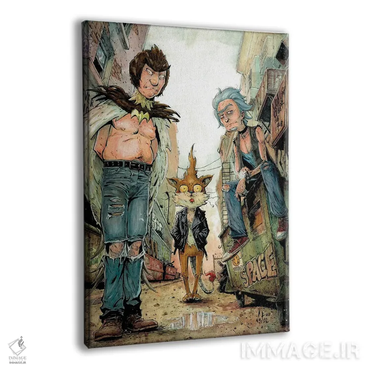 تابلو دکوراتیو پرده های گوشتی اثر مارسلو ونتورا - نمای پرسپکتیو محصول