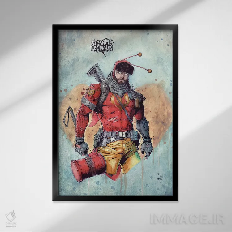 تابلو دکوراتیو ال چاپولین کولورادو اثر مارسلو ونتورا - نمای قابدار مشکی