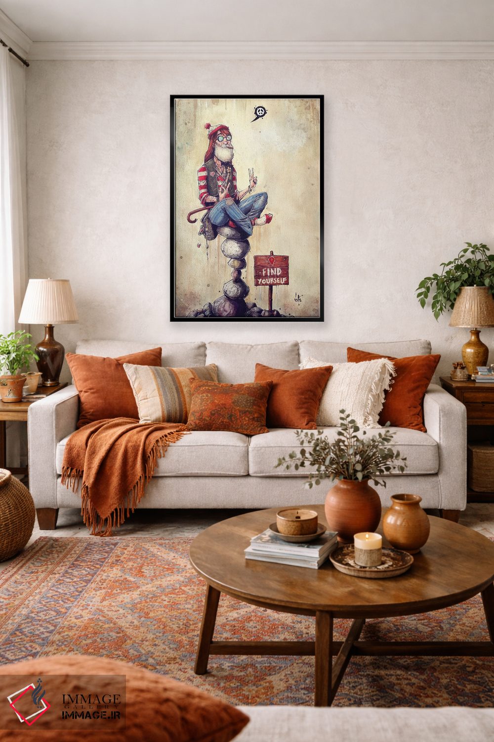 تابلو دکوراتیو والی کجاست؟ اثر مارسلو ونتورا - D4B