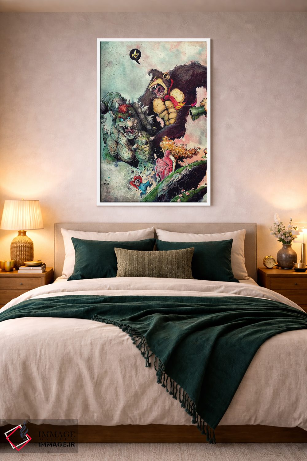 تابلو دکوراتیو بوزروس کونگ اثر مارسلو ونتورا - D2W