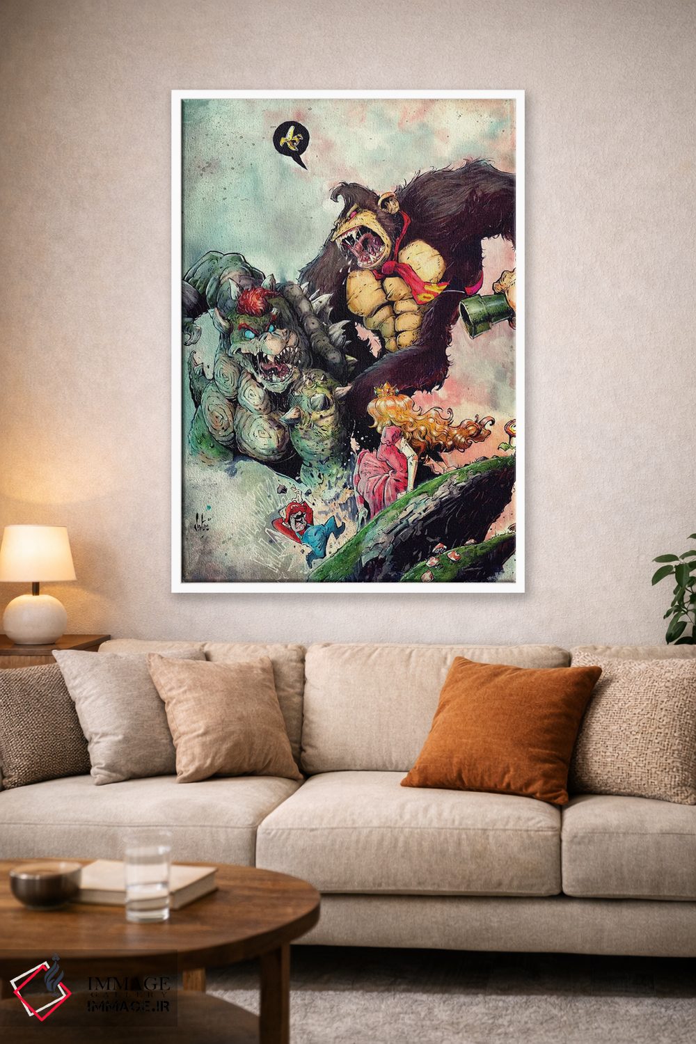 تابلو دکوراتیو بوزروس کونگ اثر مارسلو ونتورا - D1W