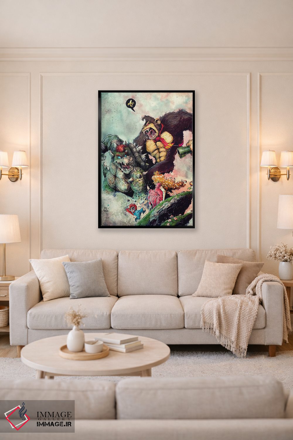 تابلو دکوراتیو بوزروس کونگ اثر مارسلو ونتورا - D4B