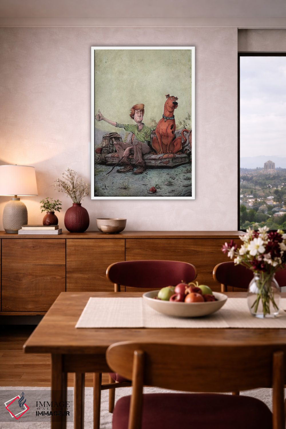 تابلو دکوراتیو اسکوبی و شگی اثر مارسلو ونتورا - D3W