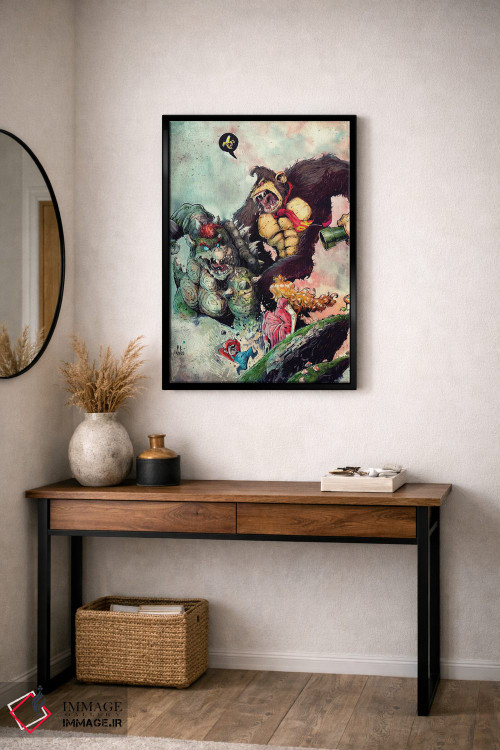 تابلو دکوراتیو بوزروس کونگ اثر مارسلو ونتورا - D5B