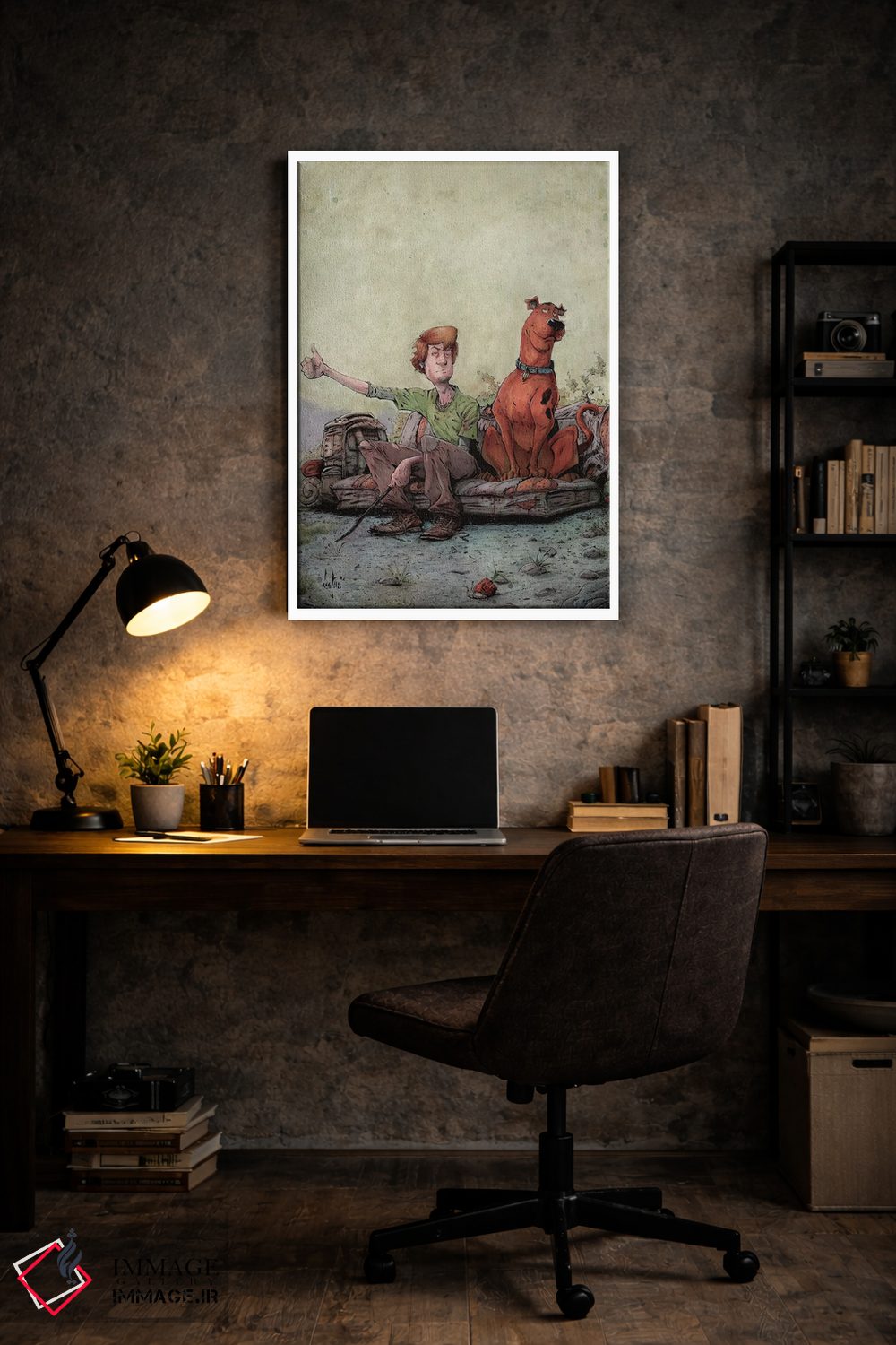 تابلو دکوراتیو اسکوبی و شگی اثر مارسلو ونتورا - D5W