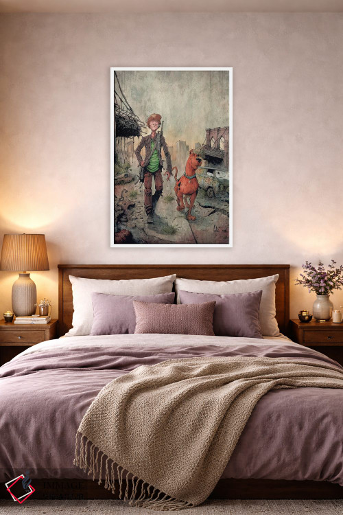 تابلو دکوراتیو افسانه های شگی و اسکوبی اثر مارسلو ونتورا - D3W