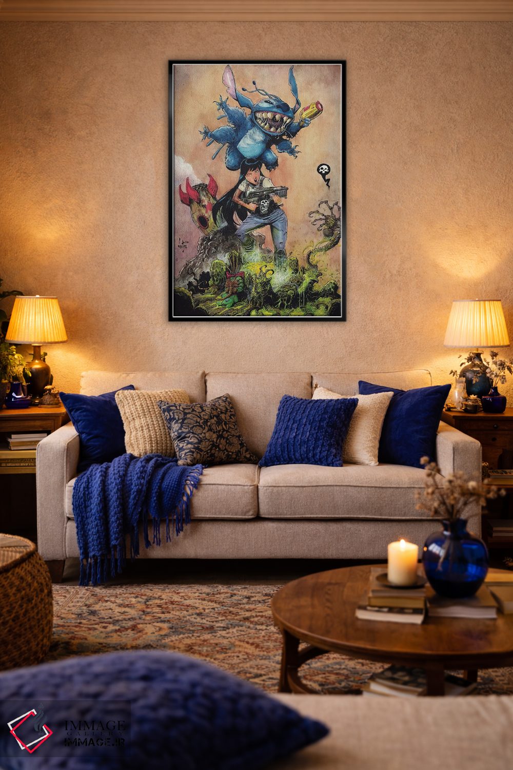 تابلو دکوراتیو استیچ اثر مارسلو ونتورا - D5B