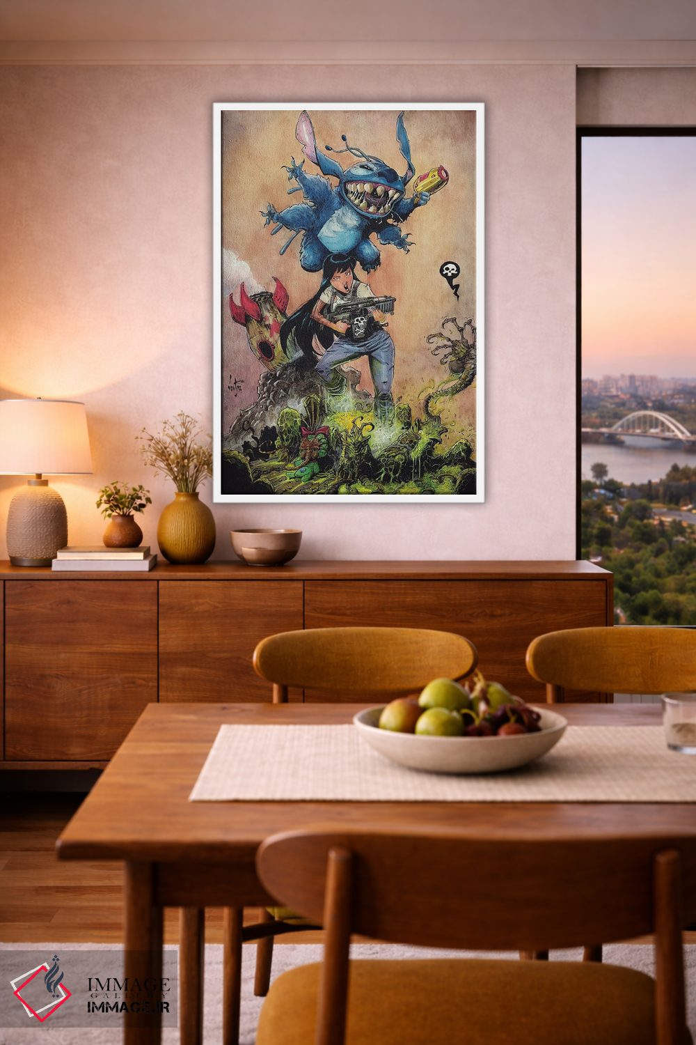 تابلو دکوراتیو استیچ اثر مارسلو ونتورا - D6W