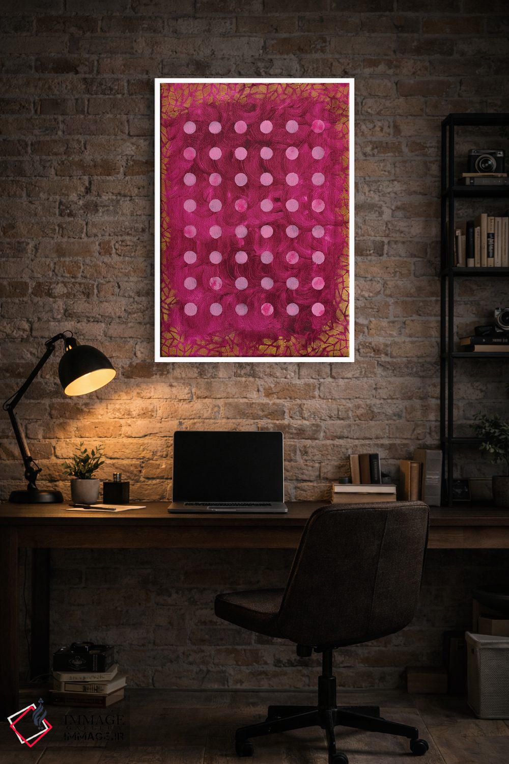 تابلو مینیمال نقاط اثر ماریسول اورا - D3W