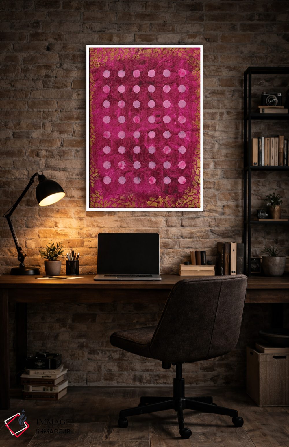 تابلو مینیمال نقاط اثر ماریسول اورا - D4W