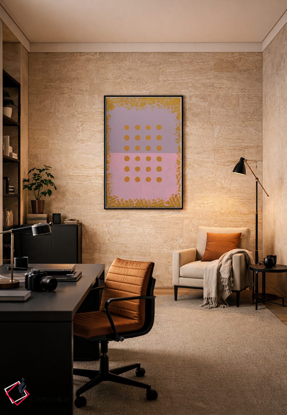 تابلو مینیمال تابستان اثر ماریسول اورا - D6B