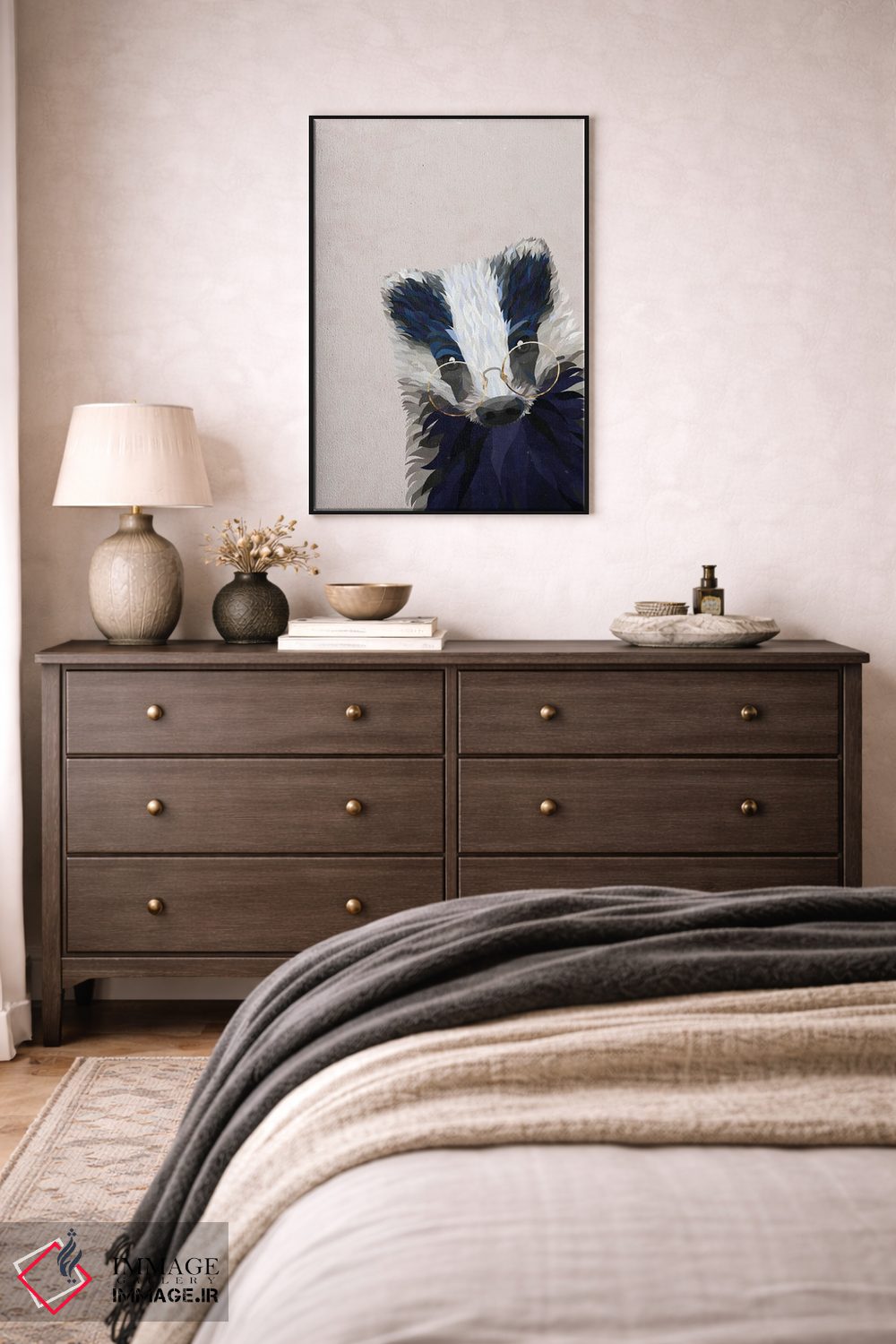 تابلو دکوراتیو گورکن قایم باشک اثر سارا مانوفسکی - D4B