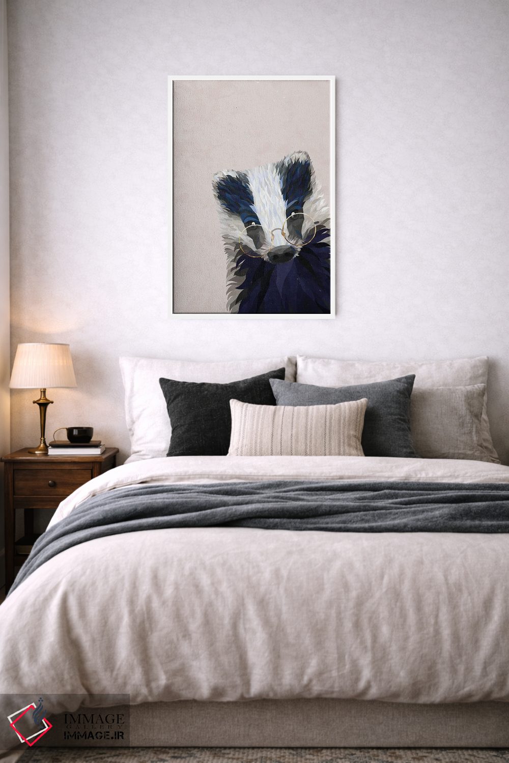 تابلو دکوراتیو گورکن قایم باشک اثر سارا مانوفسکی - D5W