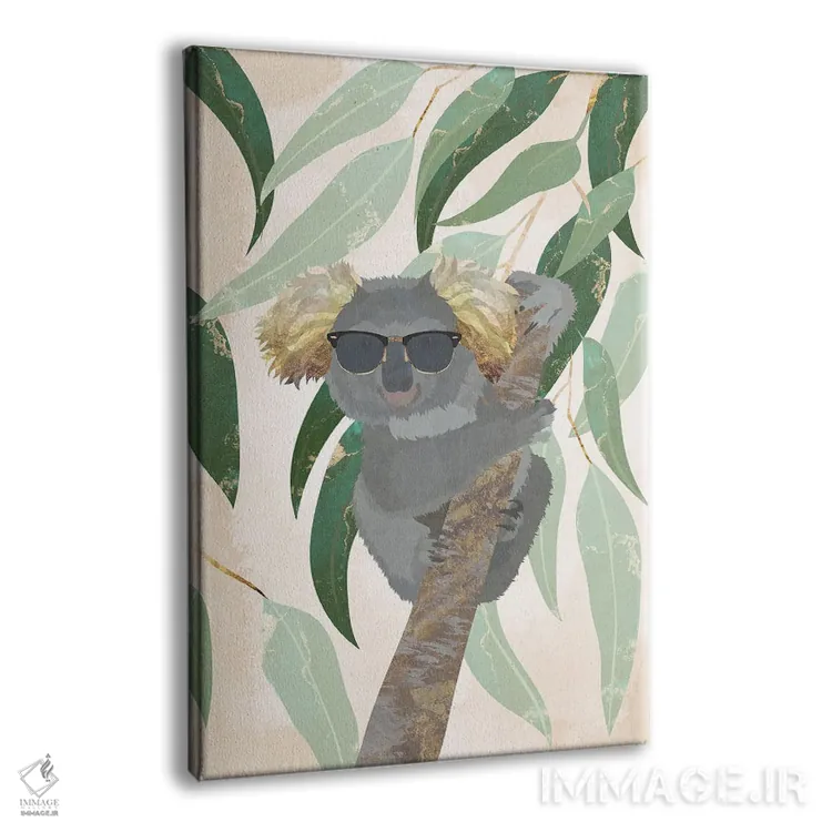 تابلو مینیمال کوآلای باحال اثر سارا مانوفسکی - نمای پرسپکتیو محصول