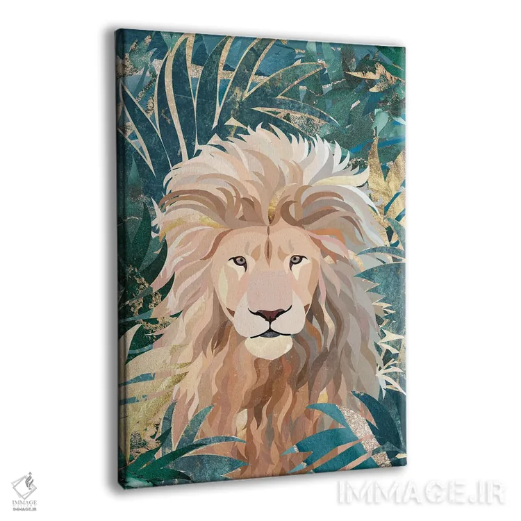 تابلو دکوراتیو لئو آین در جنگل اثر سارا مانوفسکی - نمای پرسپکتیو محصول