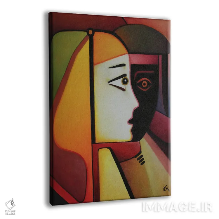 تابلو دکوراتیو پژواک عصری باستانی اثر ماسیمو ویتوریوسی - نمای پرسپکتیو محصول