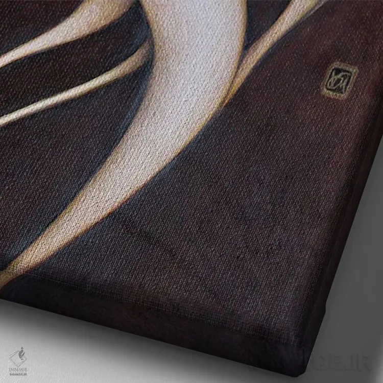 تابلو دکوراتیو دیسکوبولوس II اثر ماسیمو ویتوریوسی - نمای نزدیک بافت بوم