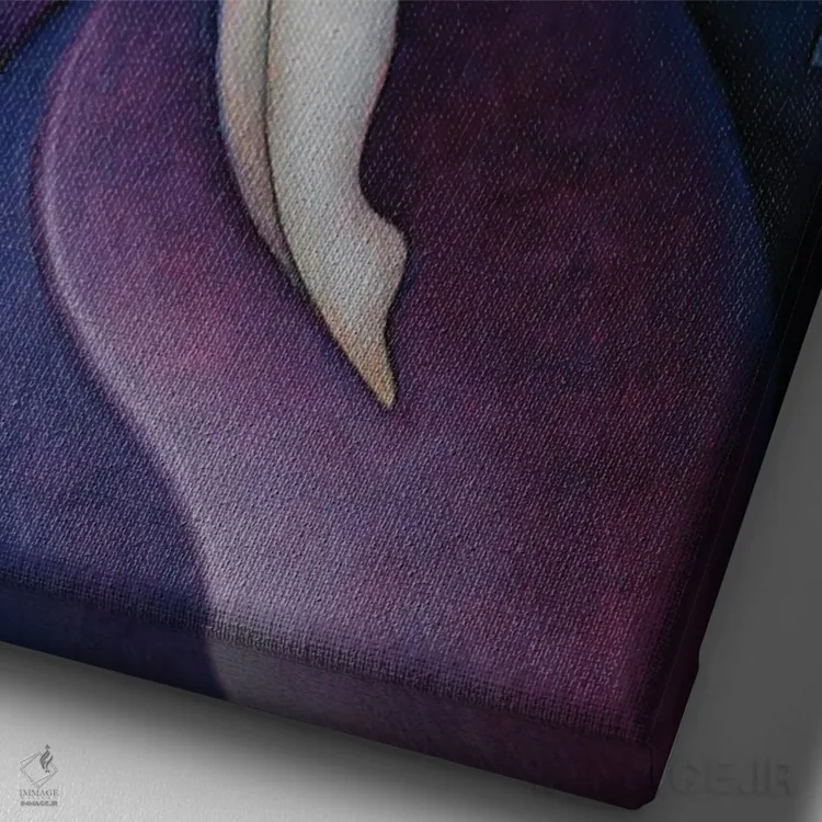 تابلو دکوراتیو مادر آسمانی اثر ماسیمو ویتوریوسی - نمای نزدیک بافت بوم