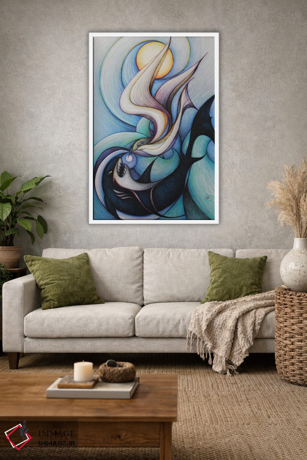 تابلو دکوراتیو تهاجم اثر ماسیمو ویتوریوسی - D1W