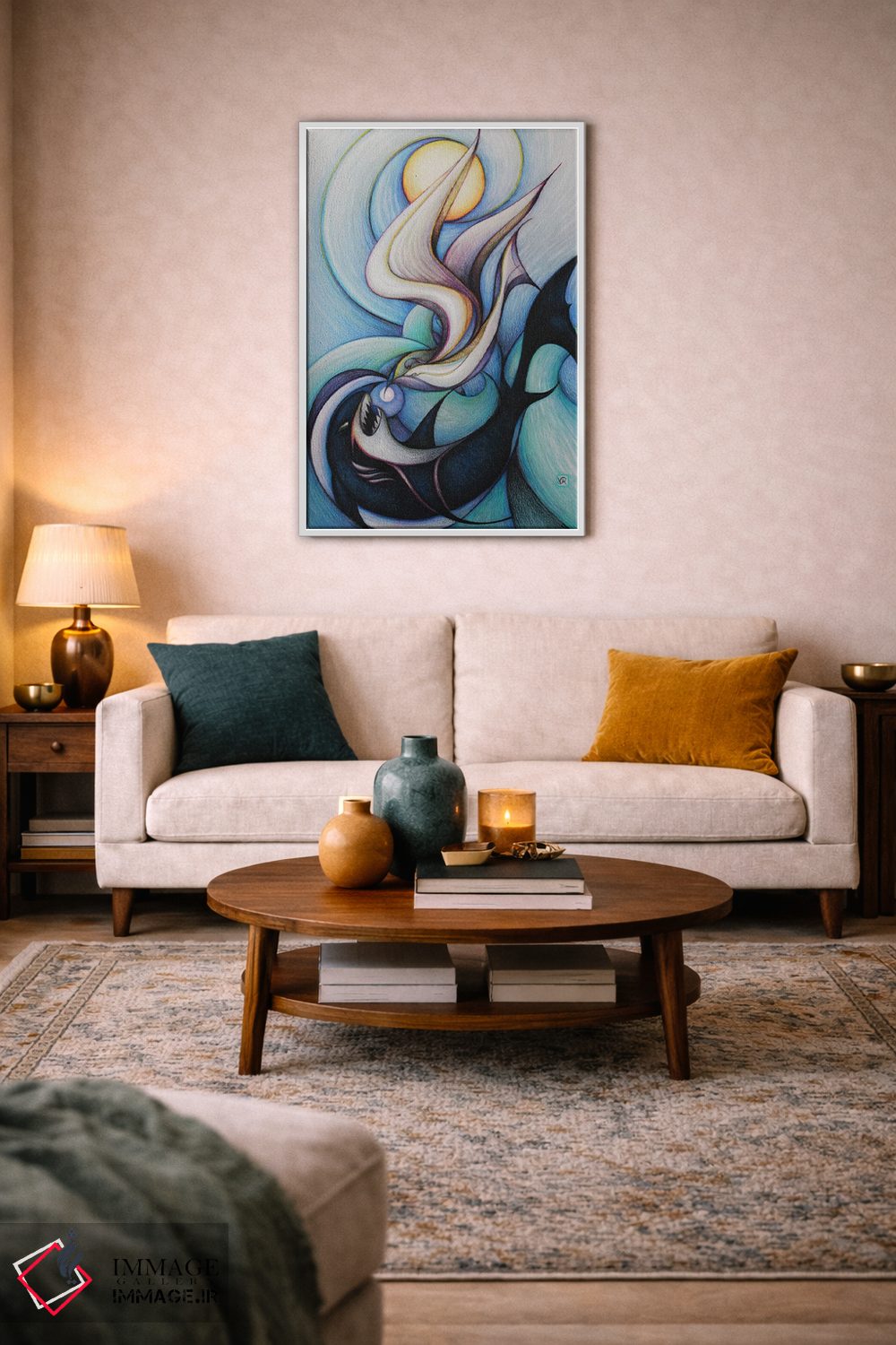 تابلو دکوراتیو تهاجم اثر ماسیمو ویتوریوسی - D3W