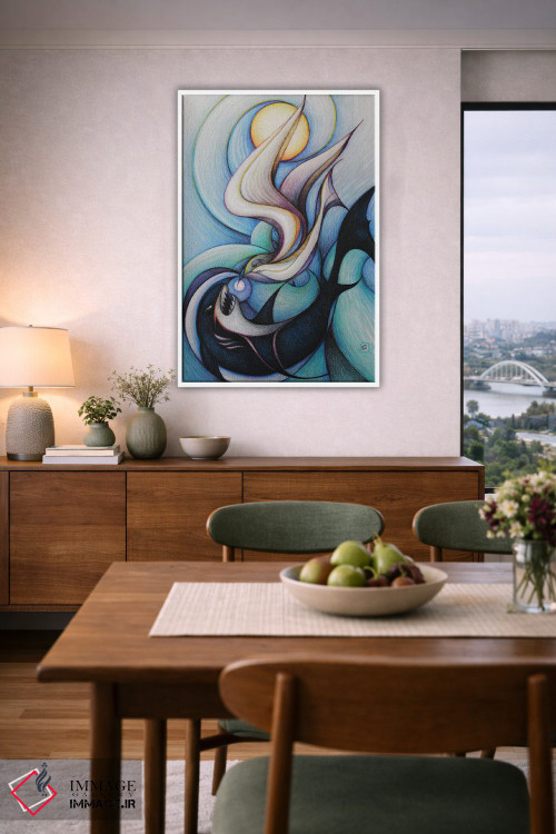 تابلو دکوراتیو تهاجم اثر ماسیمو ویتوریوسی - D6W