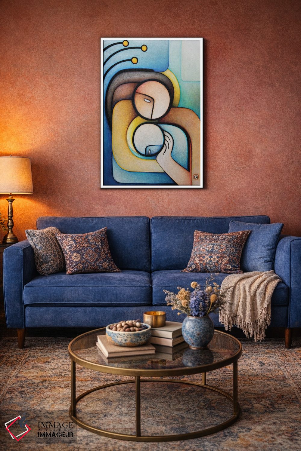 تابلو دکوراتیو تماس اثر ماسیمو ویتوریوسی - D2W