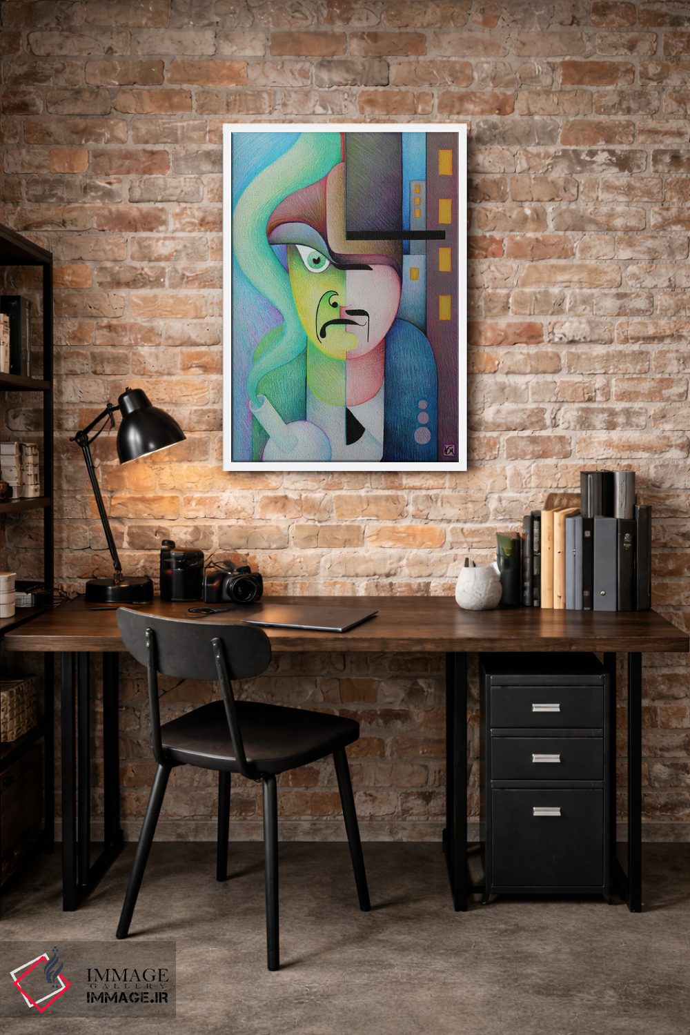 تابلو دکوراتیو دکتر جکیل و آقای هاید اثر ماسیمو ویتوریوسی - D2W