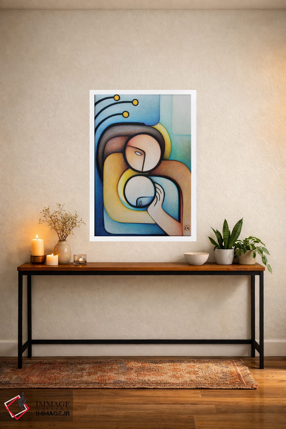 تابلو دکوراتیو تماس اثر ماسیمو ویتوریوسی - D3W