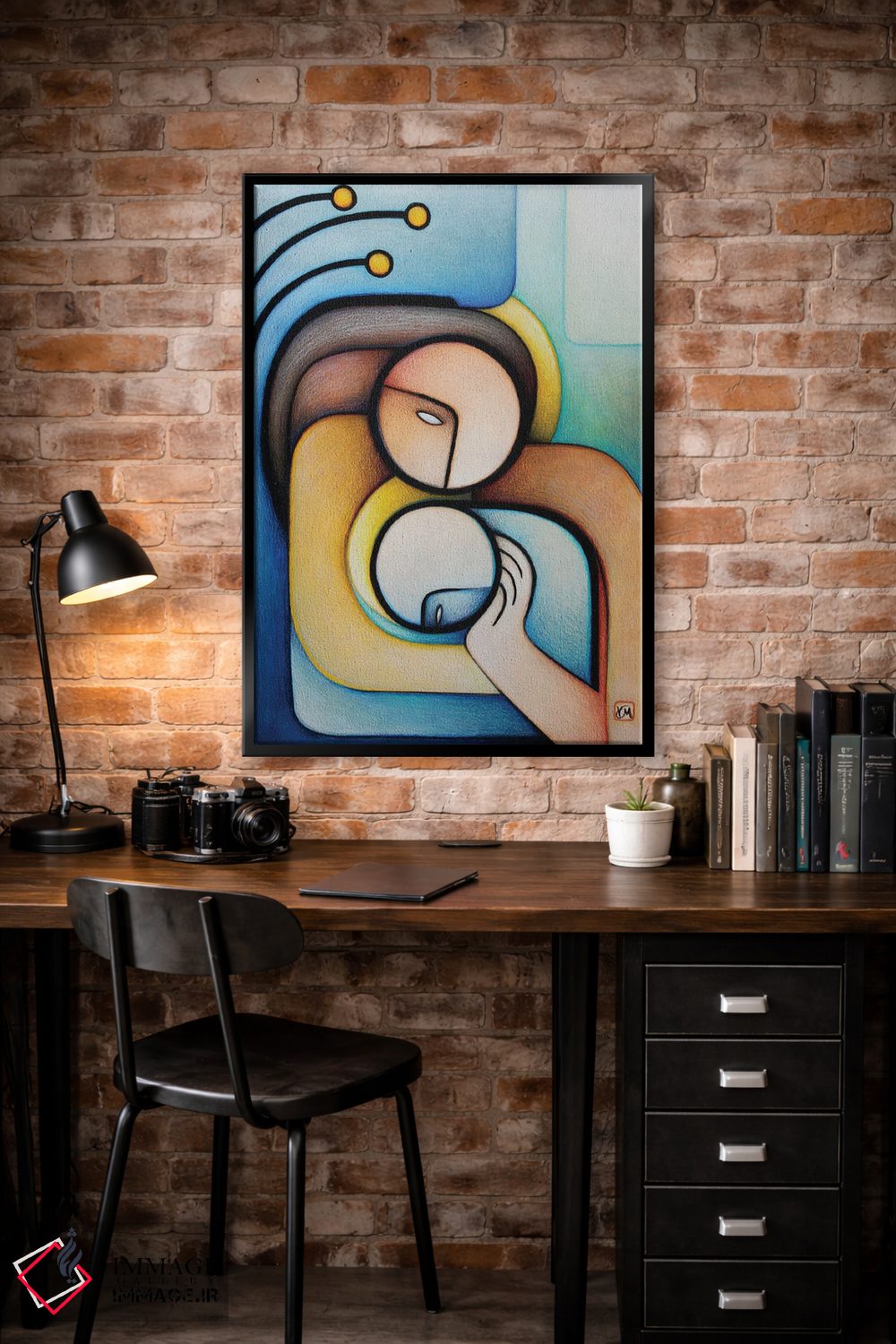 تابلو دکوراتیو تماس اثر ماسیمو ویتوریوسی - D4B