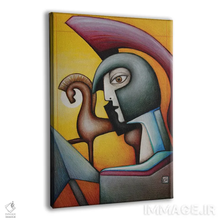 تابلو دکوراتیو فریب اولیس اثر ماسیمو ویتوریوسی - نمای پرسپکتیو محصول