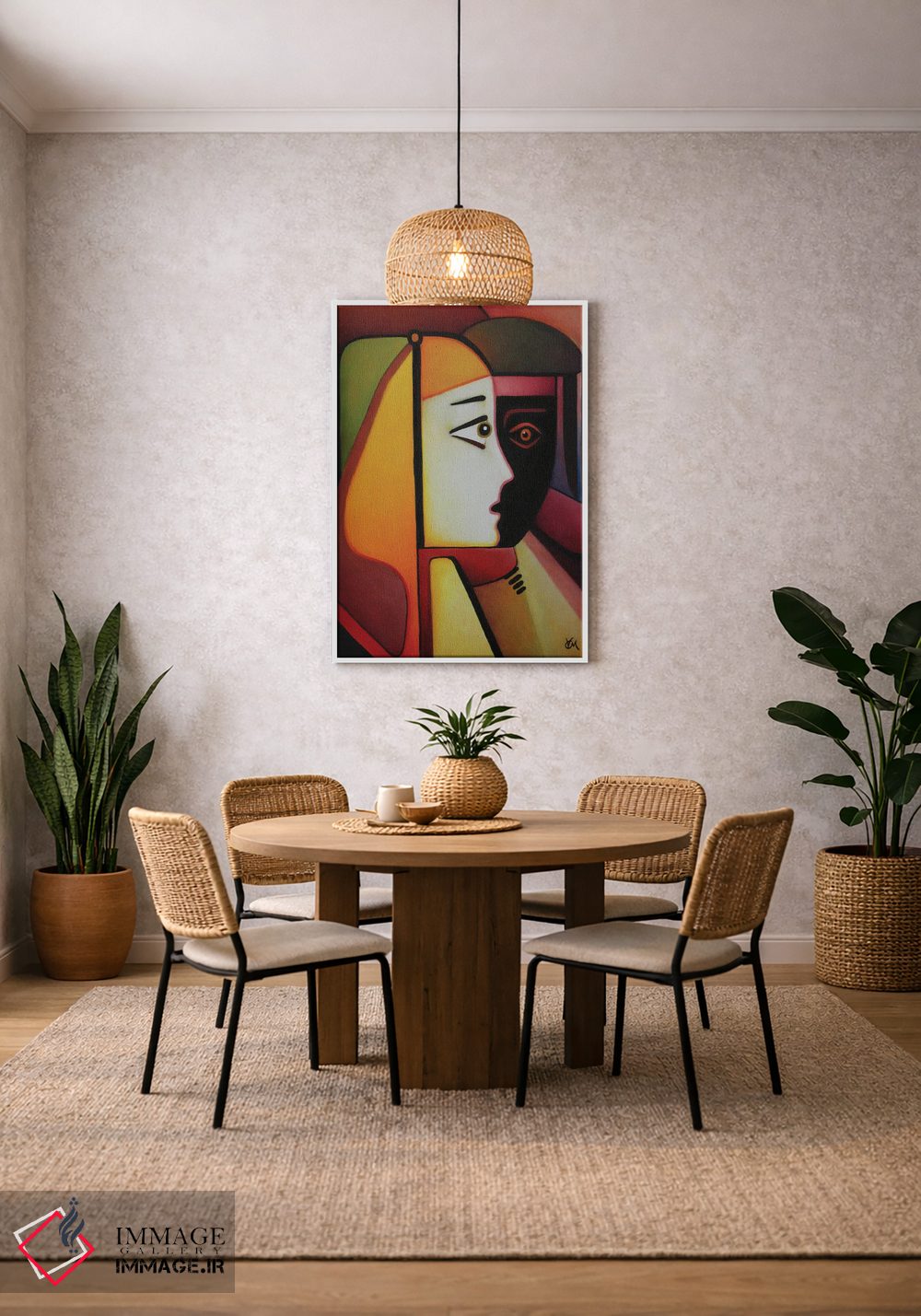 تابلو دکوراتیو پژواک عصری باستانی اثر ماسیمو ویتوریوسی - D3W