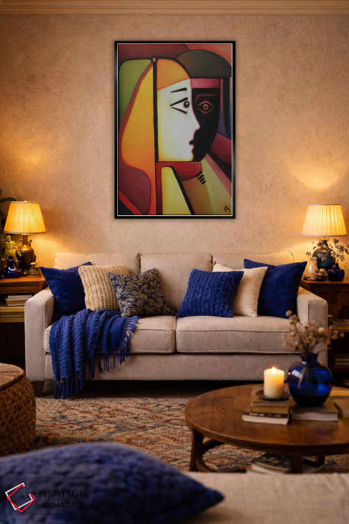 تابلو دکوراتیو پژواک عصری باستانی اثر ماسیمو ویتوریوسی - D5B