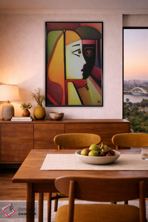 تابلو دکوراتیو پژواک عصری باستانی اثر ماسیمو ویتوریوسی - D6B