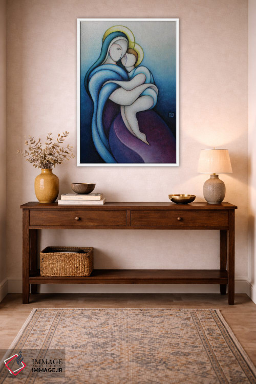 تابلو دکوراتیو مادر آسمانی اثر ماسیمو ویتوریوسی - D2W