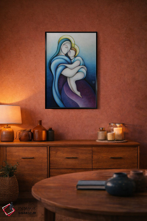 تابلو دکوراتیو مادر آسمانی اثر ماسیمو ویتوریوسی - D4B