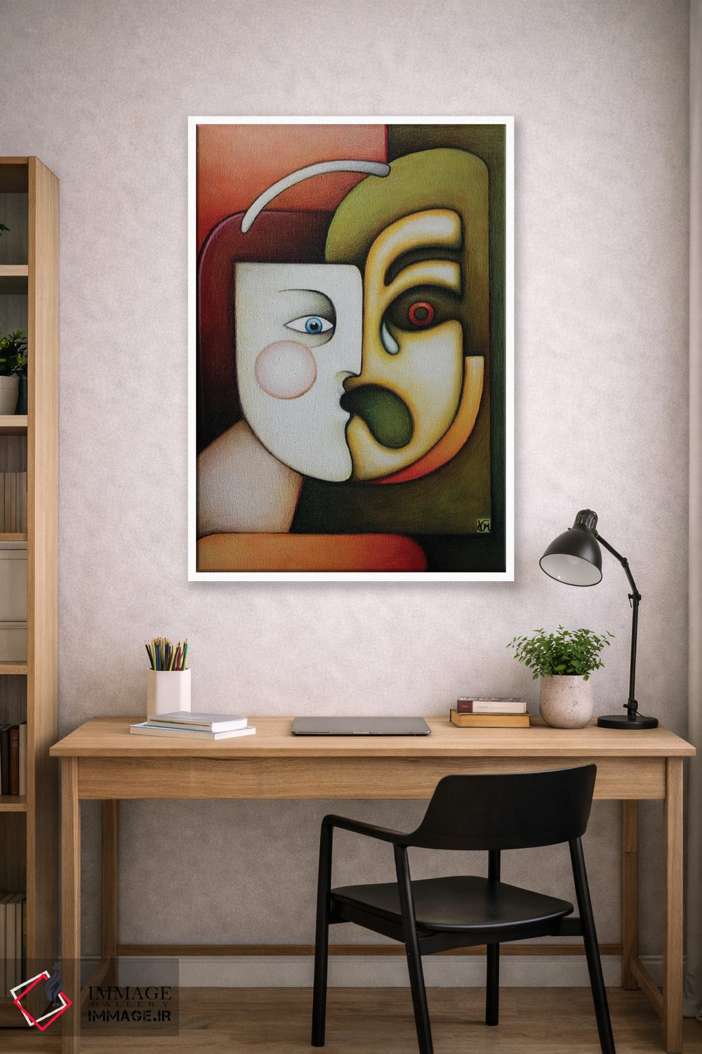 تابلو دکوراتیو صدای درون اثر ماسیمو ویتوریوسی - D1W