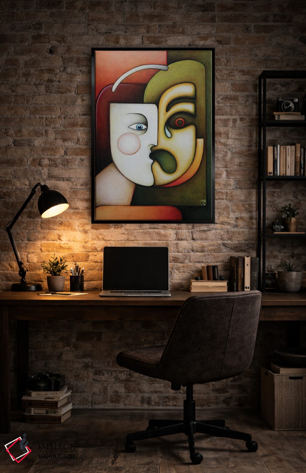 تابلو دکوراتیو صدای درون اثر ماسیمو ویتوریوسی - D5B