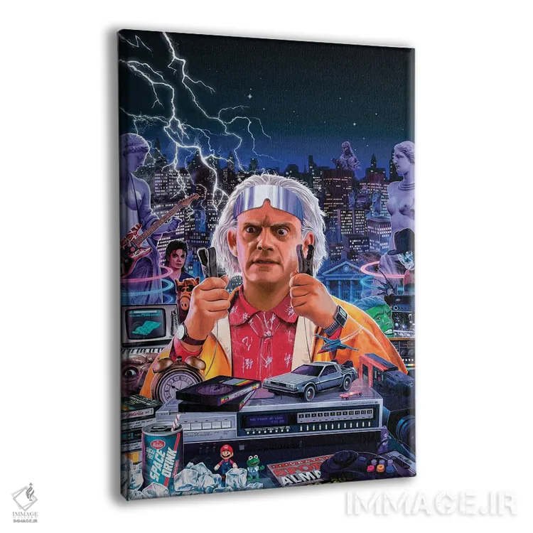 تابلو دکوراتیو دکتر اثر آقای ملویل - نمای پرسپکتیو محصول