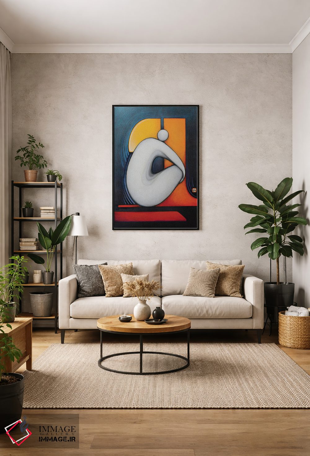 تابلو دکوراتیو انتظار اثر ماسیمو ویتوریوسی - D2B