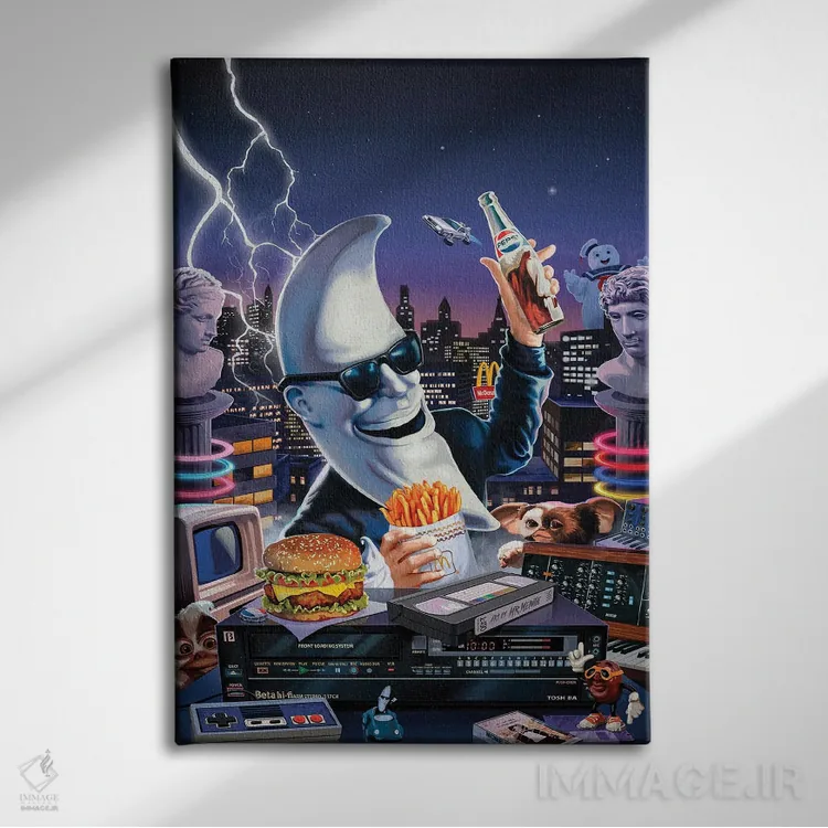 تابلو دکوراتیو مک تونایت اثر آقای ملویل - نمای روبهرو روی دیوار