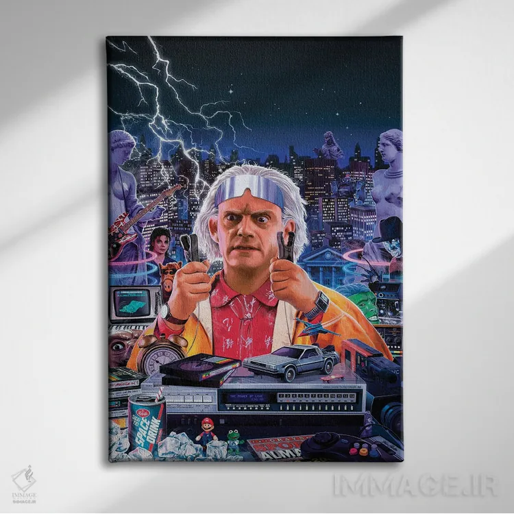 تابلو دکوراتیو دکتر اثر آقای ملویل - نمای روبهرو روی دیوار