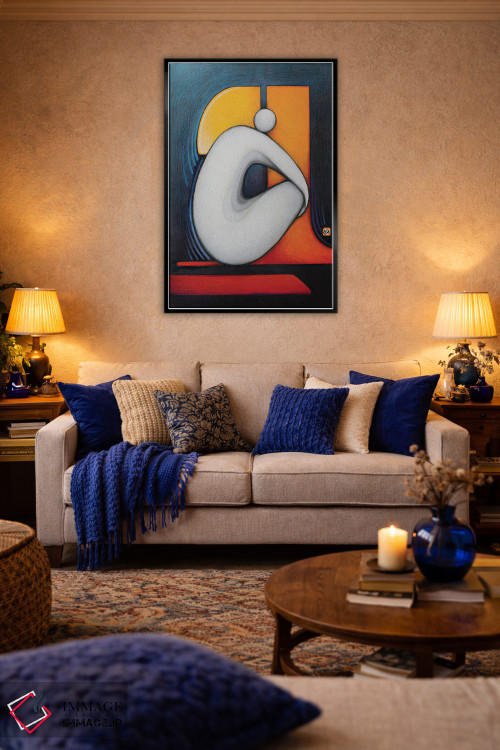 تابلو دکوراتیو انتظار اثر ماسیمو ویتوریوسی - D5B